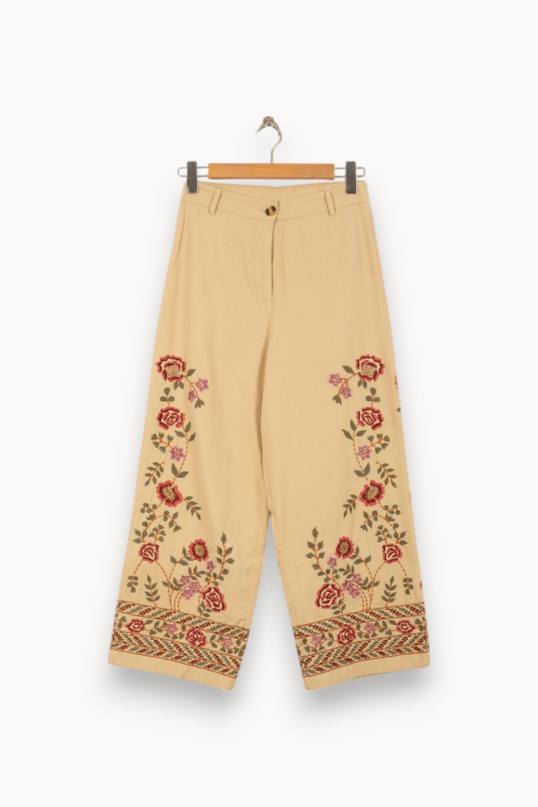 Pantalon Large Beige - Taille S/36 de la marque Louise Misha | PARAD58799 - Vendu par Paradigme - Image 2