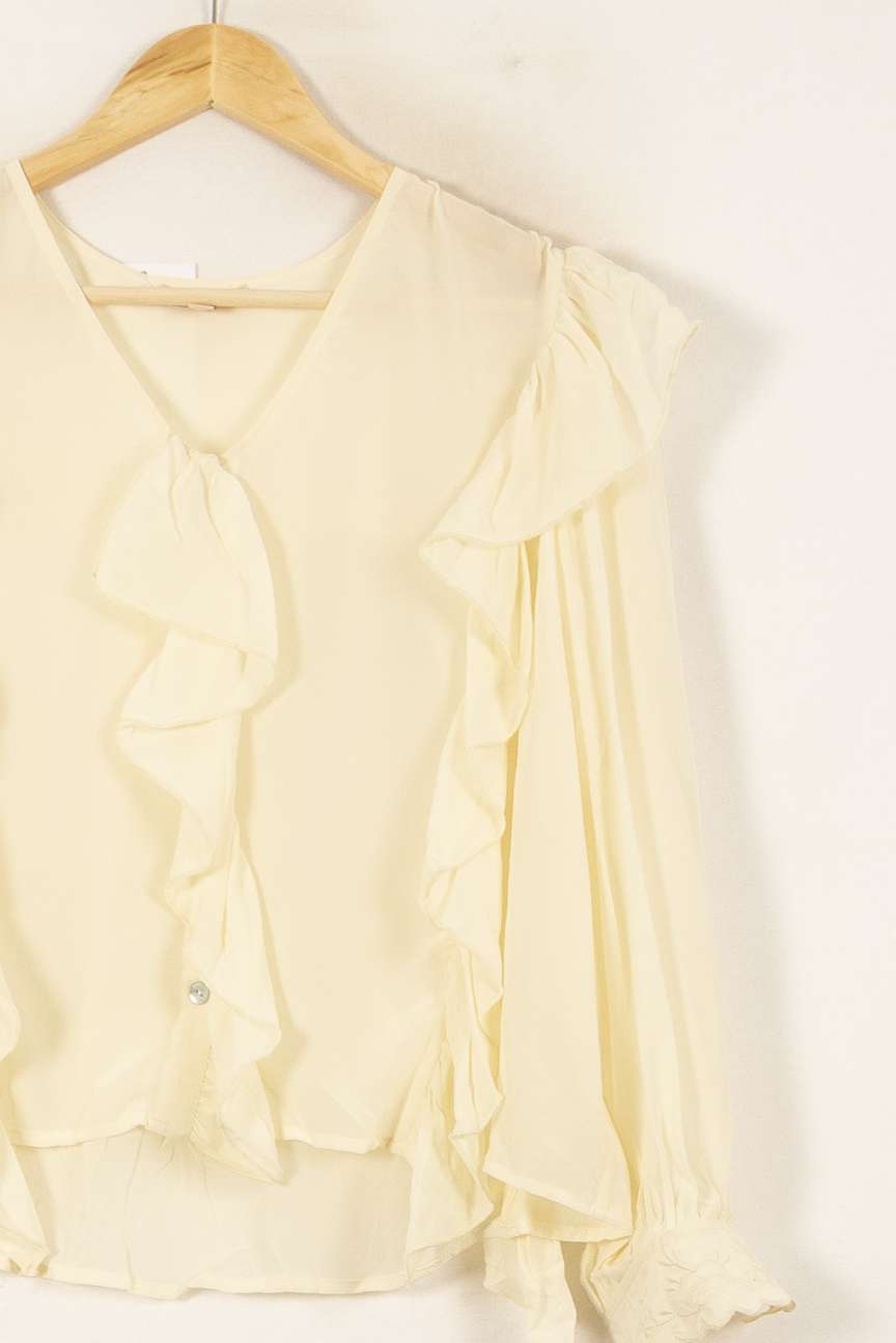 Blouse Beige - Taille S/36 de la marque Louise Misha | PARAD58809 - Vendu par Paradigme - Image 3