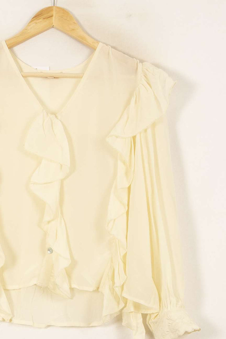 Blouse Beige - Taille S/36 de la marque Louise Misha | PARAD58809 - Vendu par Paradigme - Image 3