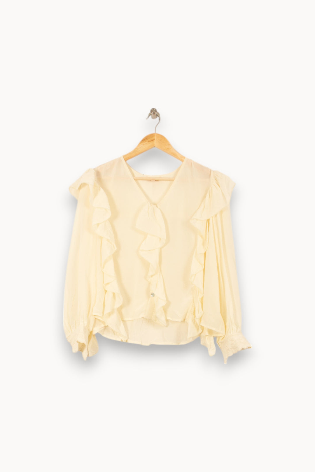 Blouse Beige - Taille S/36 de la marque Louise Misha | PARAD58809 - Vendu par Paradigme - Image 2