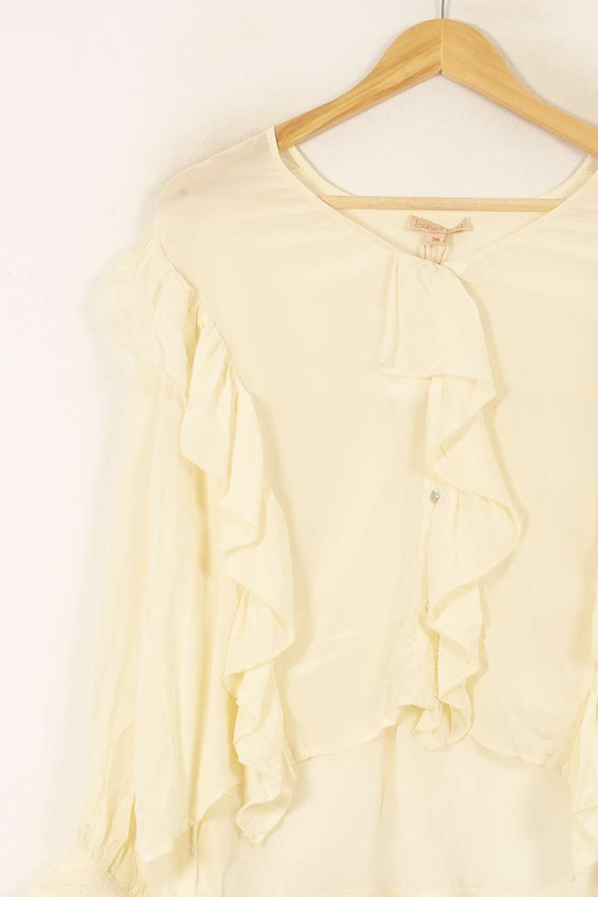 Blouse Blanche - Taille M/38 de la marque Louise Misha | PARAD58817 - Vendu par Paradigme - Image 3