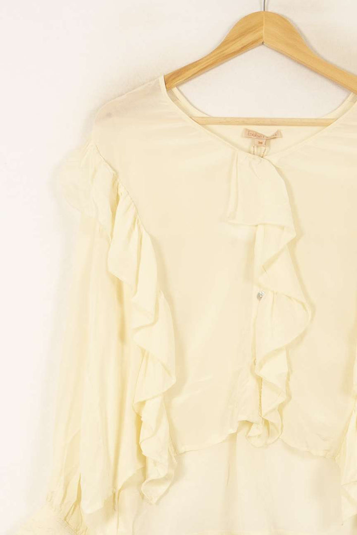 Blouse Blanche - Taille M/38 de la marque Louise Misha | PARAD58817 - Vendu par Paradigme - Image 3