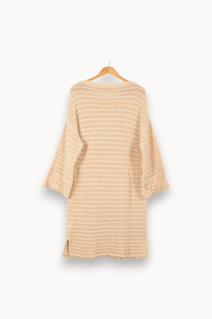 Robe Crochet Beige - Taille S/36 de la marque Louise Misha | PARAD58830 - Vendu par Paradigme - Image 4