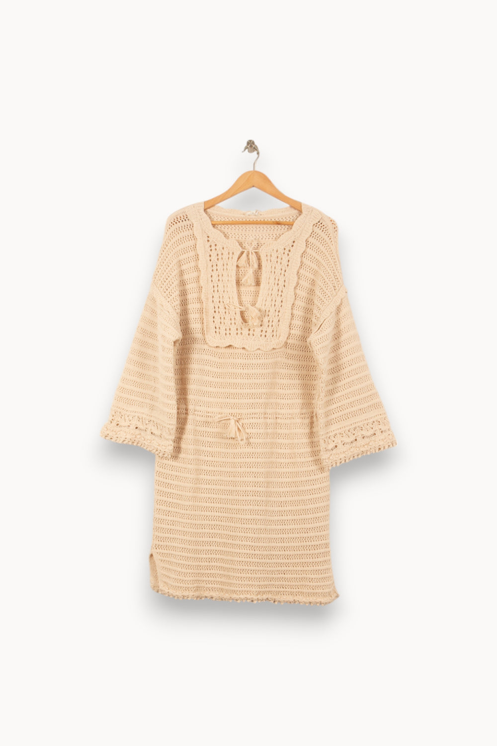 Robe Crochet Beige - Taille S/36 de la marque Louise Misha | PARAD58830 - Vendu par Paradigme - Image 2