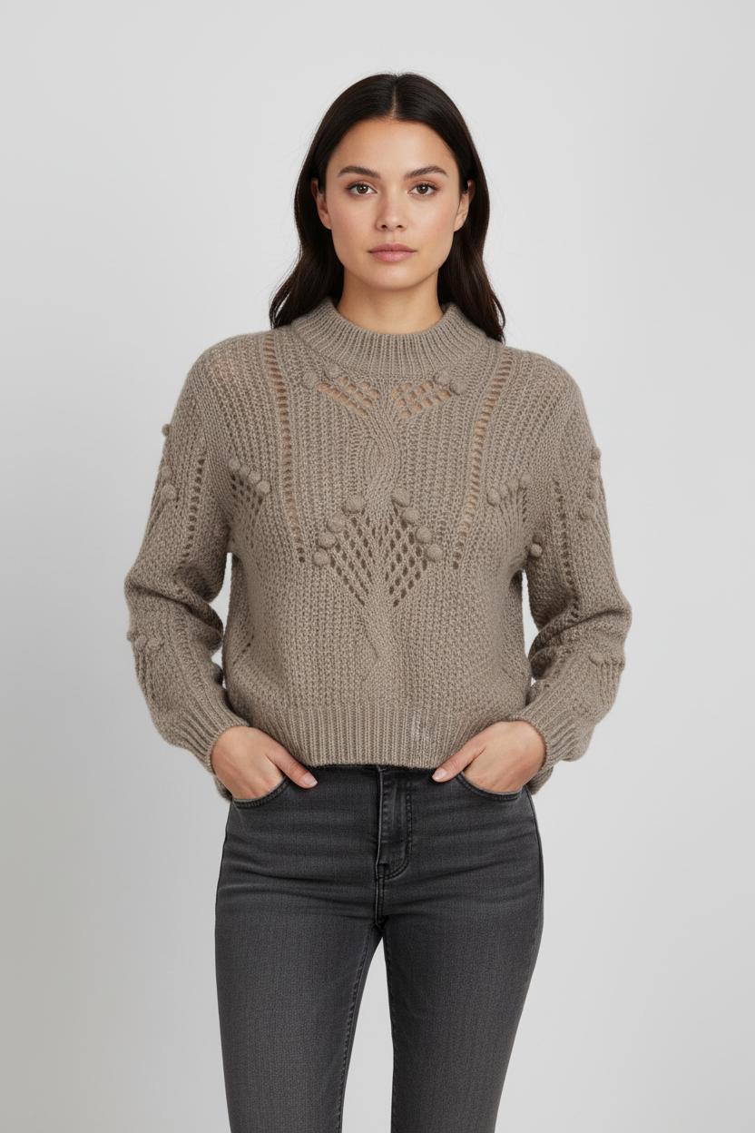 Pull Gris - Taille S/36