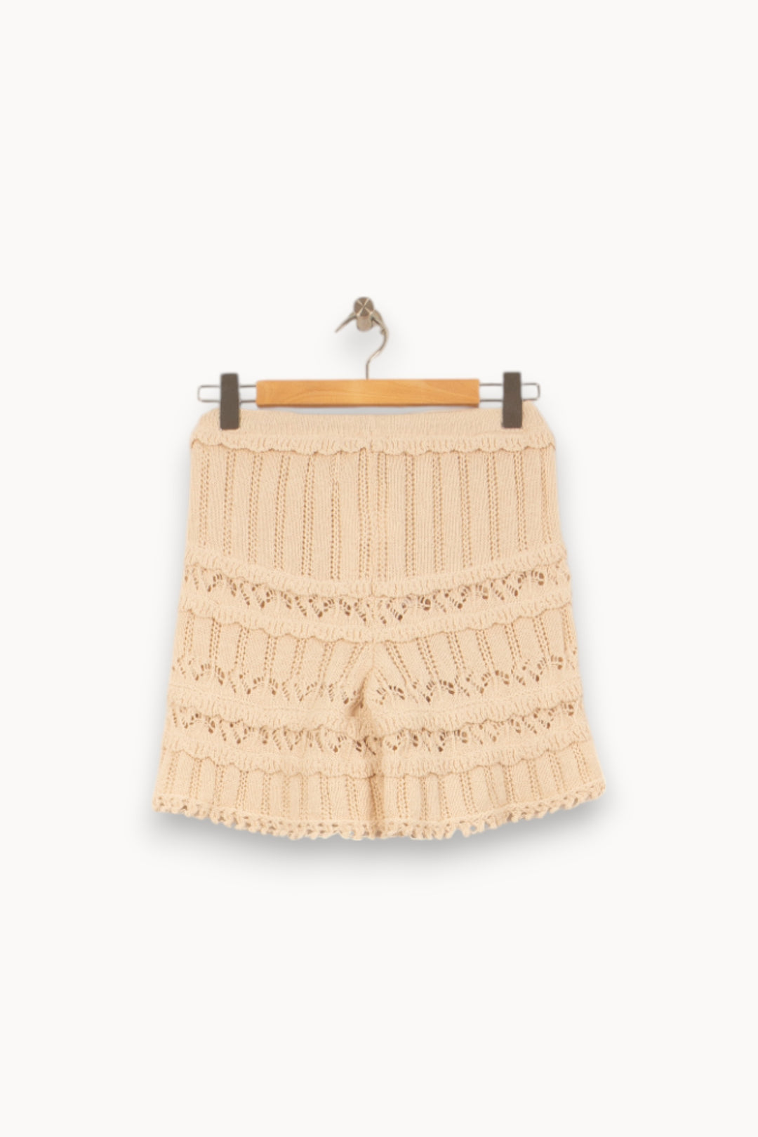 Short en Maille Beige - Taille S/36 de la marque Louise Misha | PARAD58835 - Vendu par Paradigme - Image 4
