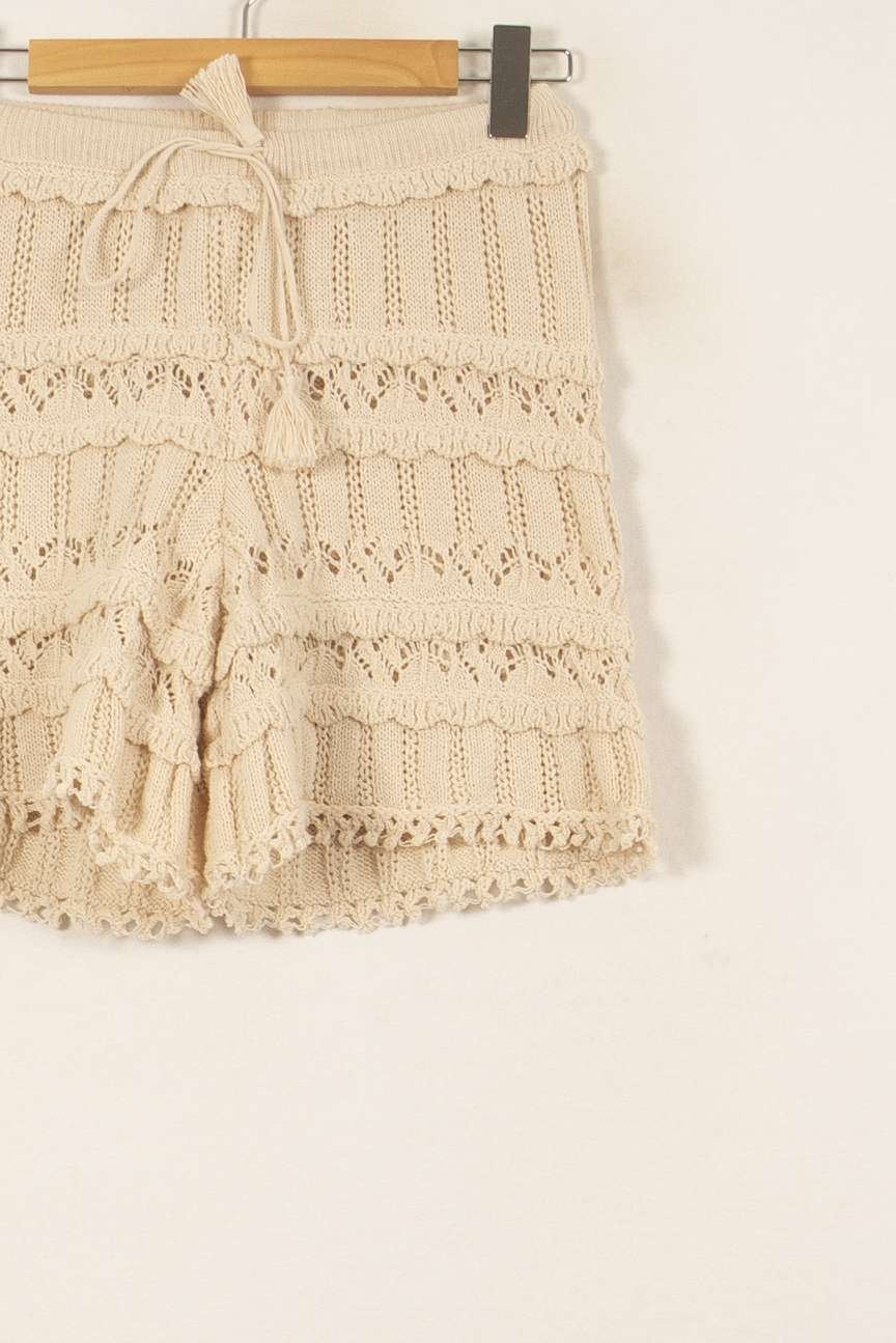Short en Maille Beige - Taille S/36 de la marque Louise Misha | PARAD58835 - Vendu par Paradigme - Image 3