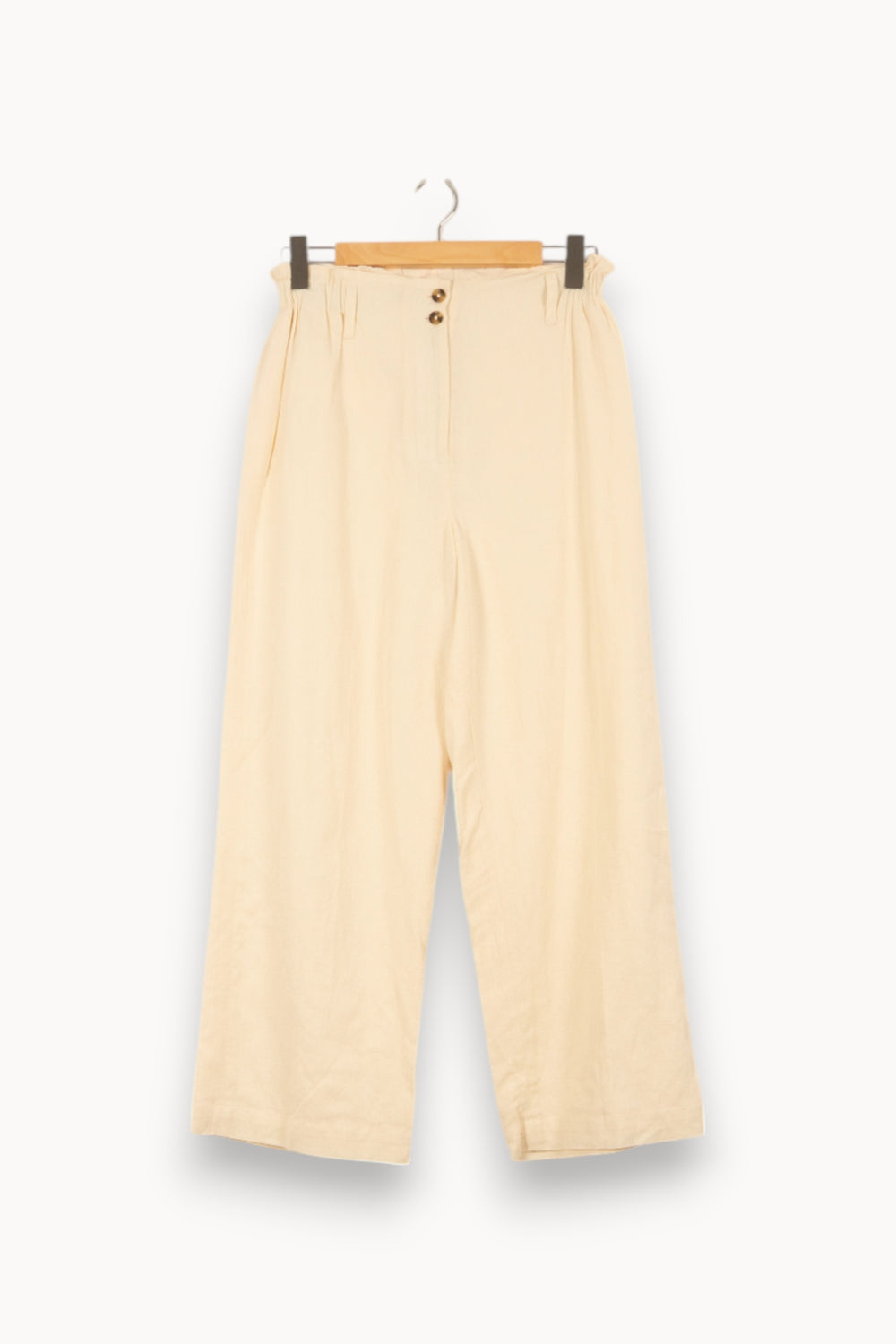 Pantalon Large Beige - Taille S/36 de la marque Louise Misha | PARAD58839 - Vendu par Paradigme - Image 2