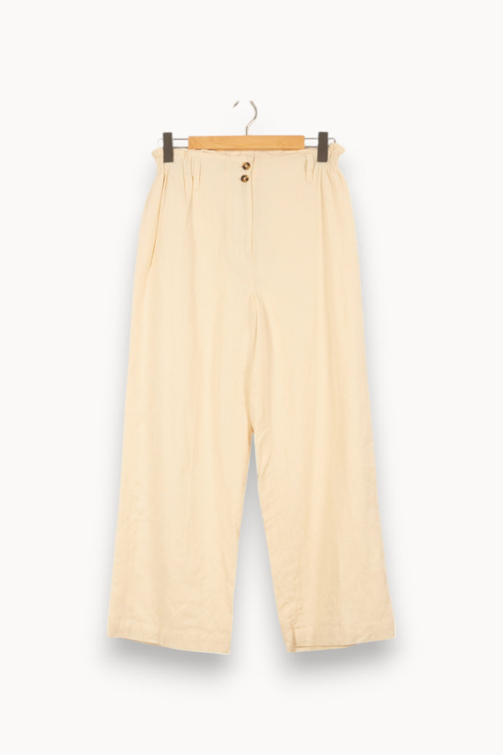 Pantalon Large Beige - Taille S/36 de la marque Louise Misha | PARAD58839 - Vendu par Paradigme - Image 2