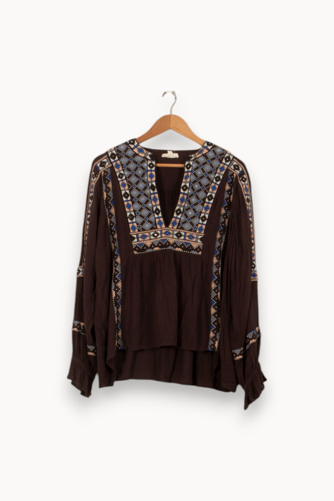 Blouse Noire et Bleue - Taille S/36 de la marque Louise Misha | PARAD58843 - Vendu par Paradigme - Image 2