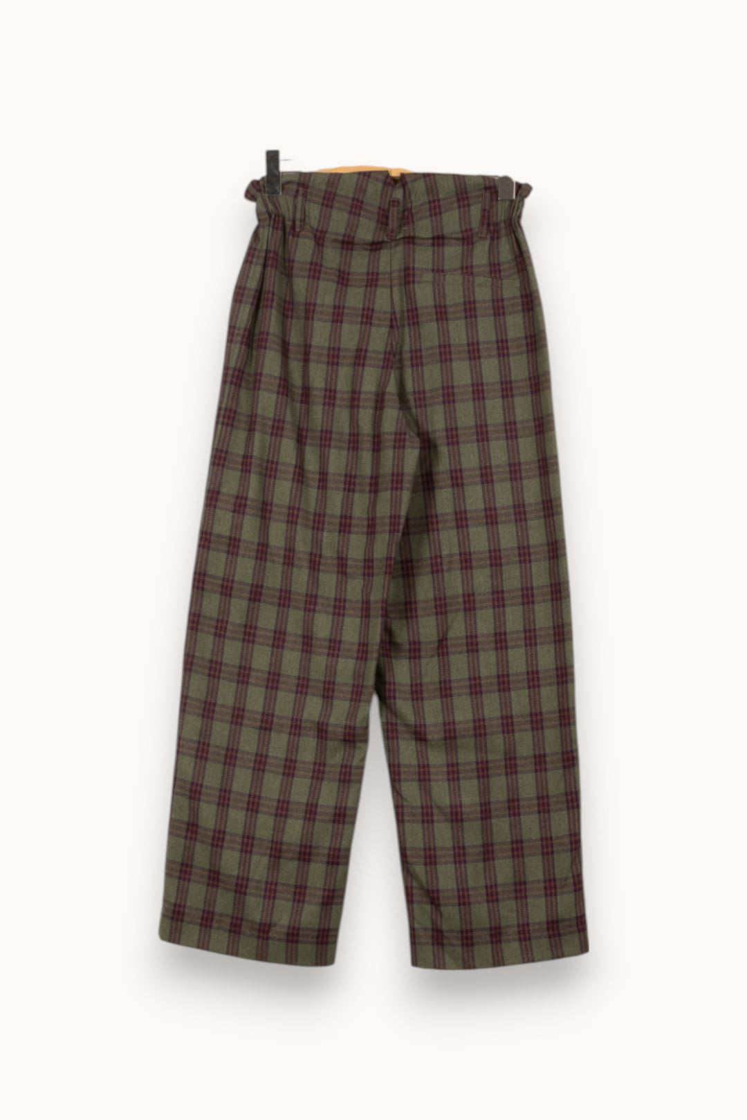 Pantalon Carreaux Vert et Bordeaux - Taille S/36 de la marque Louise Misha | PARAD58850 - Vendu par Paradigme - Image 4