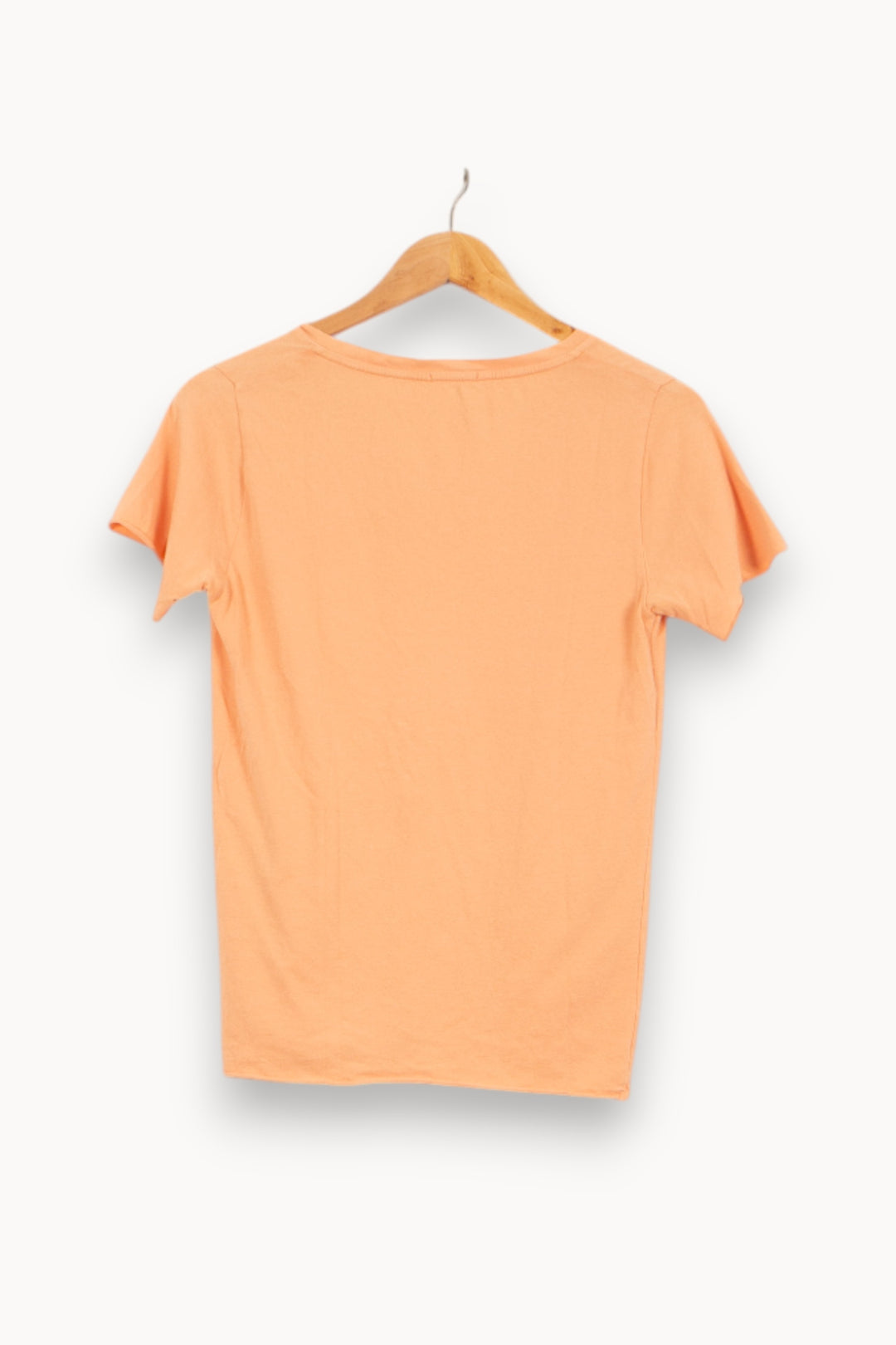 Tee-shirt Orange - Taille S/36 de la marque American Vintage | PARAD58862 - Vendu par Paradigme - Image 4