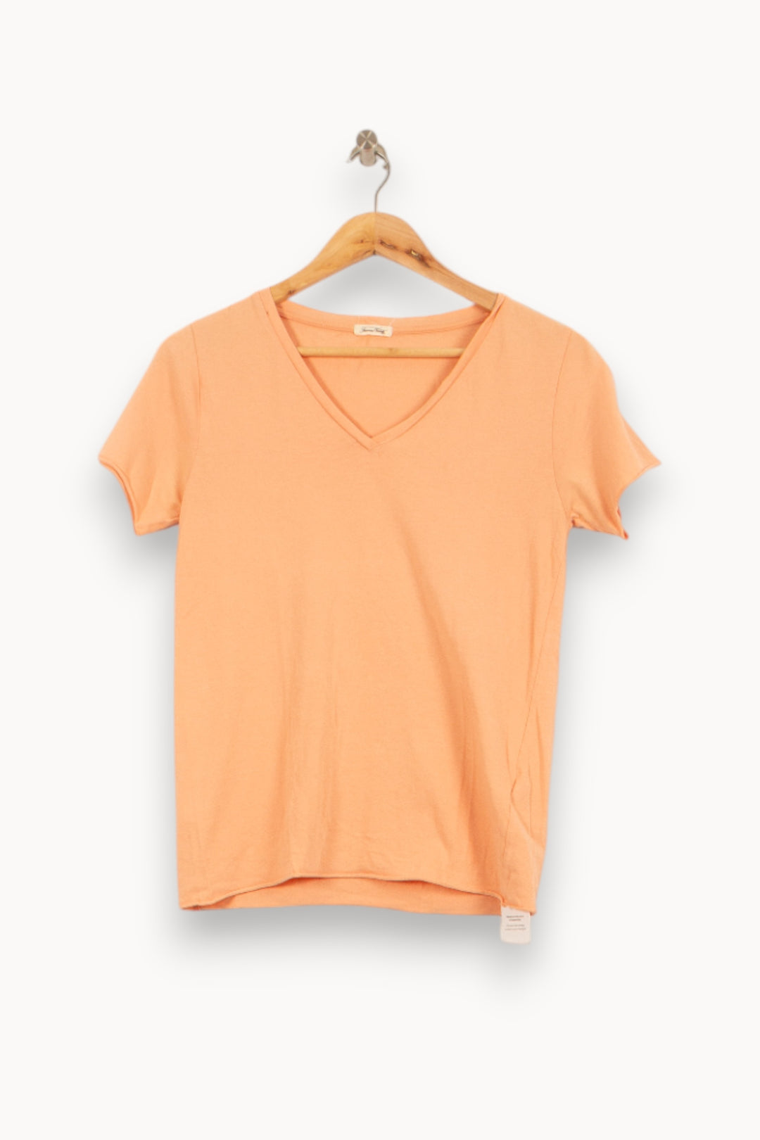 Tee-shirt Orange - Taille S/36 de la marque American Vintage | PARAD58862 - Vendu par Paradigme - Image 2