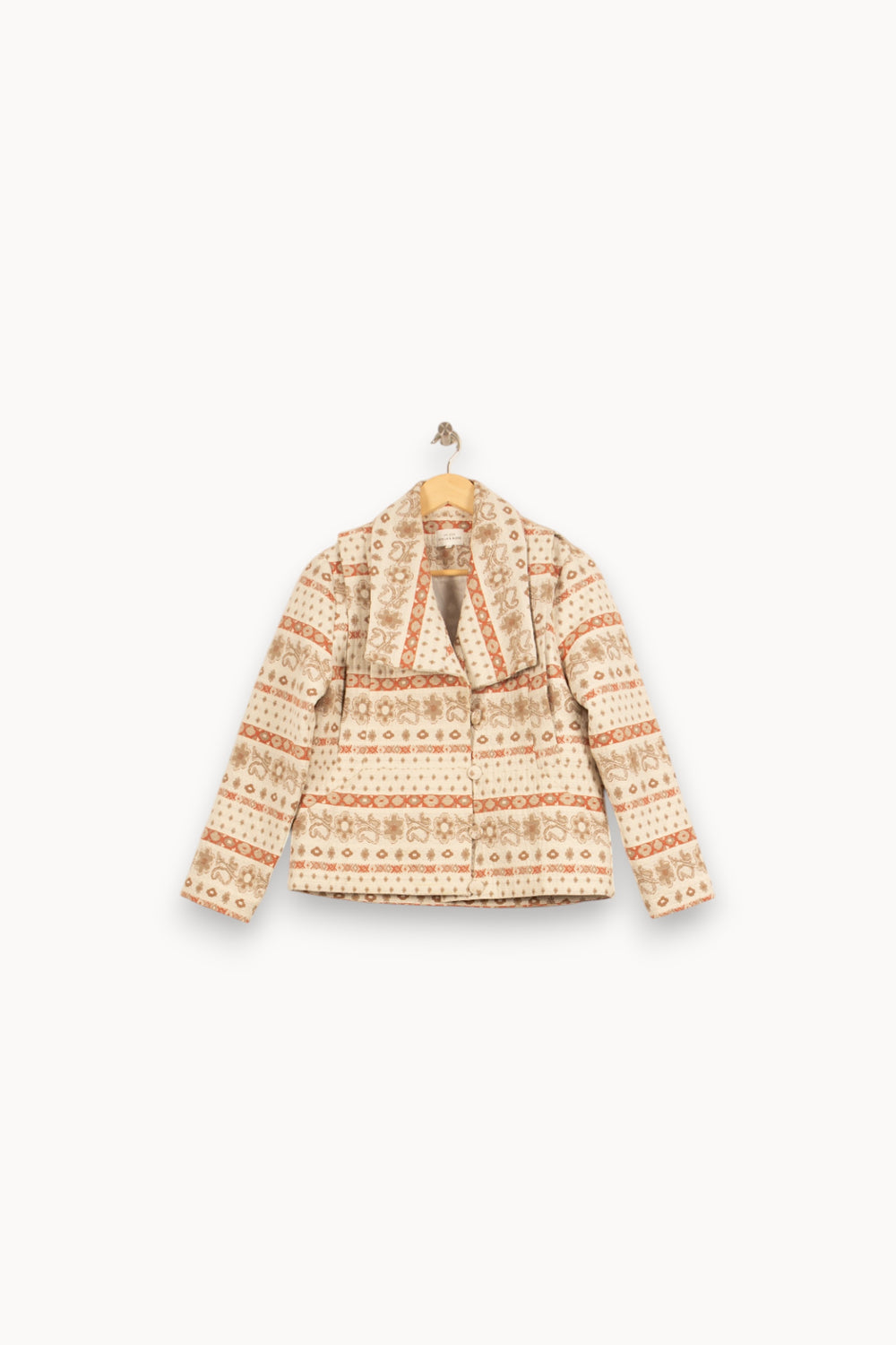 Veste Blanche et Beige - Taille XS/34 de la marque Maison Stella & Suzie | PARAD58863 - Vendu par Paradigme - Image 2