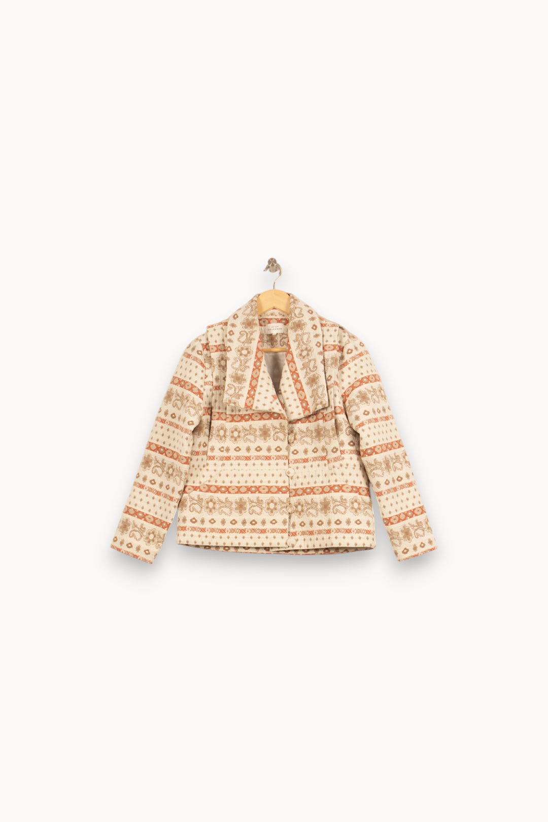 Veste Blanche et Beige - Taille XS/34 de la marque Maison Stella & Suzie | PARAD58863 - Vendu par Paradigme - Image 2