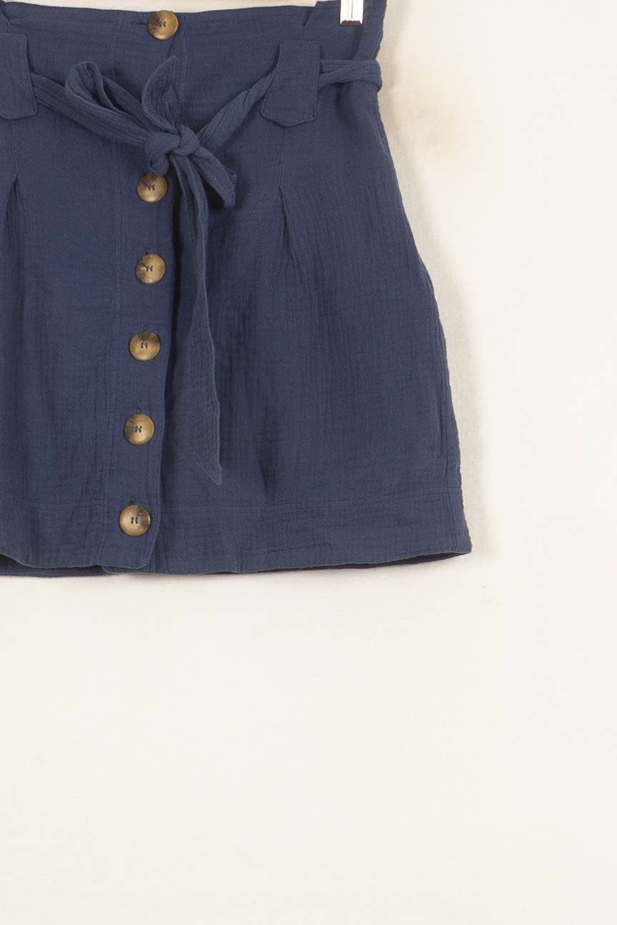 Jupe Courte Bleue - Taille XS/34 de la marque Sézane | PARAD58864 - Vendu par Paradigme - Image 3
