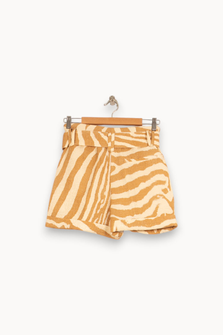 Short Jaune et Blanc - Taille L/40 de la marque Sézane | PARAD58866 - Vendu par Paradigme - Image 4
