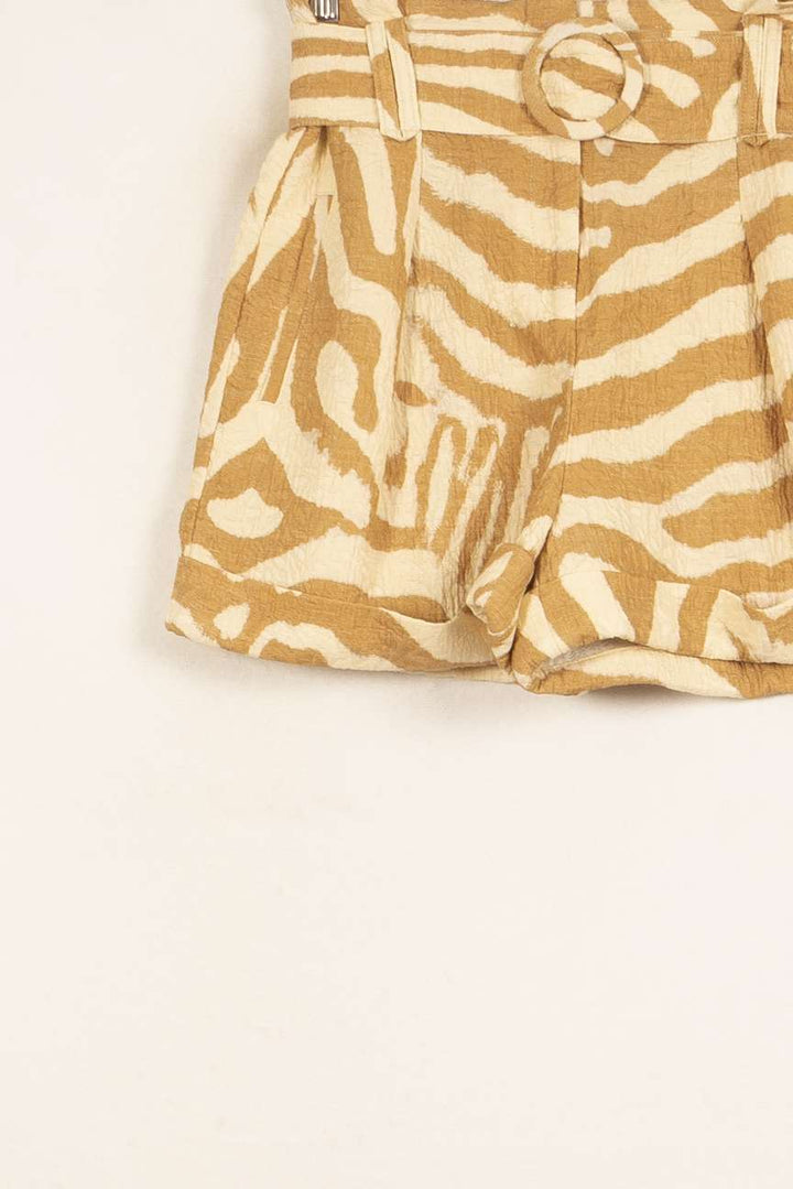 Short Jaune et Blanc - Taille L/40 de la marque Sézane | PARAD58866 - Vendu par Paradigme - Image 3
