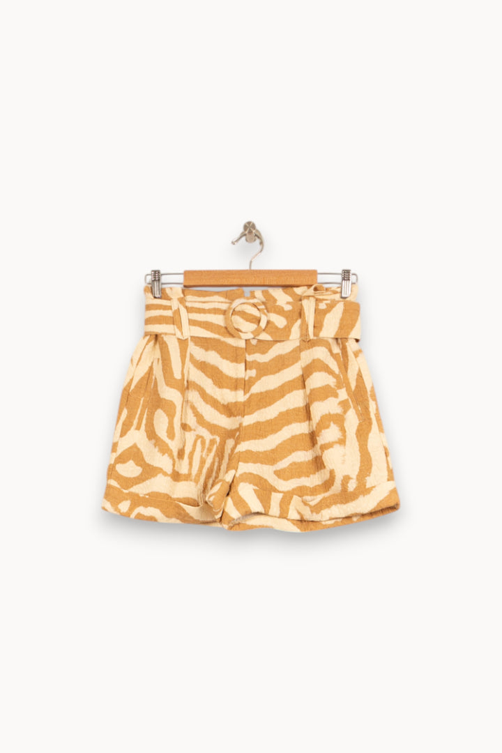 Short Jaune et Blanc - Taille L/40 de la marque Sézane | PARAD58866 - Vendu par Paradigme - Image 2