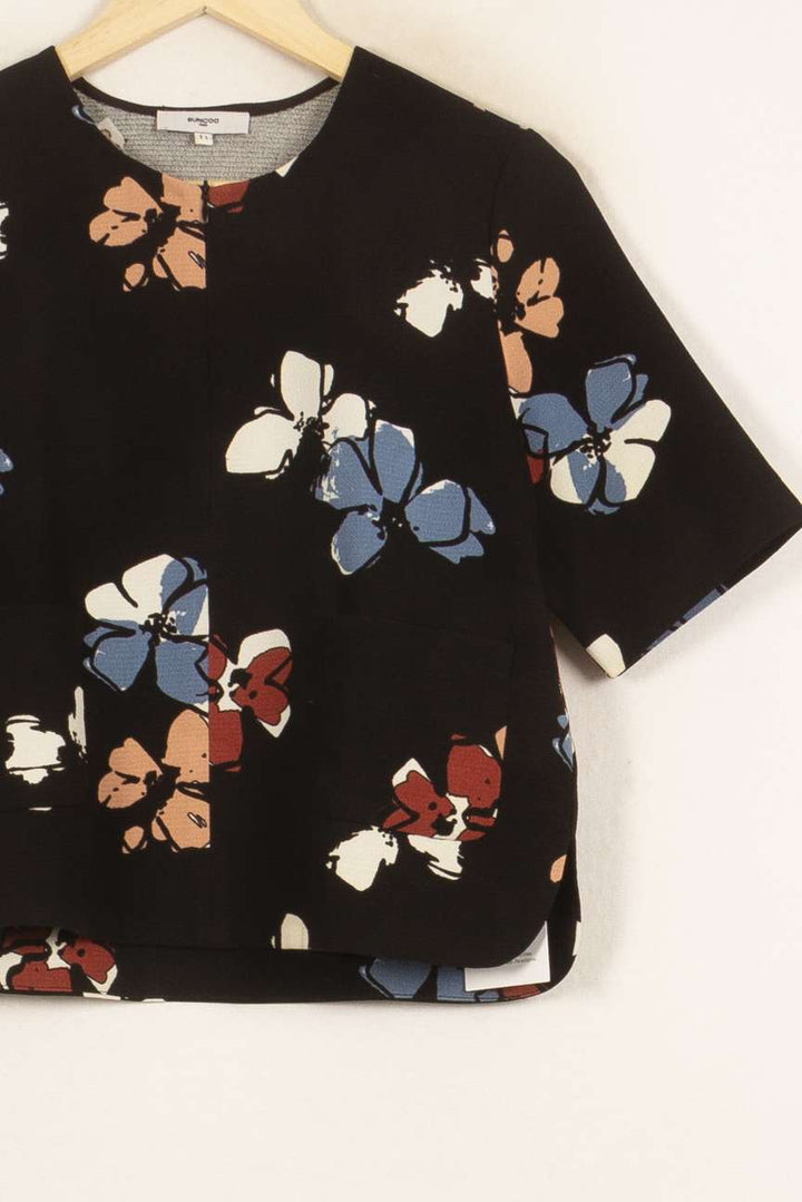 Blouse Noire et Bleue - Taille S/36 de la marque Suncoo | PARAD58869 - Vendu par Paradigme - Image 3