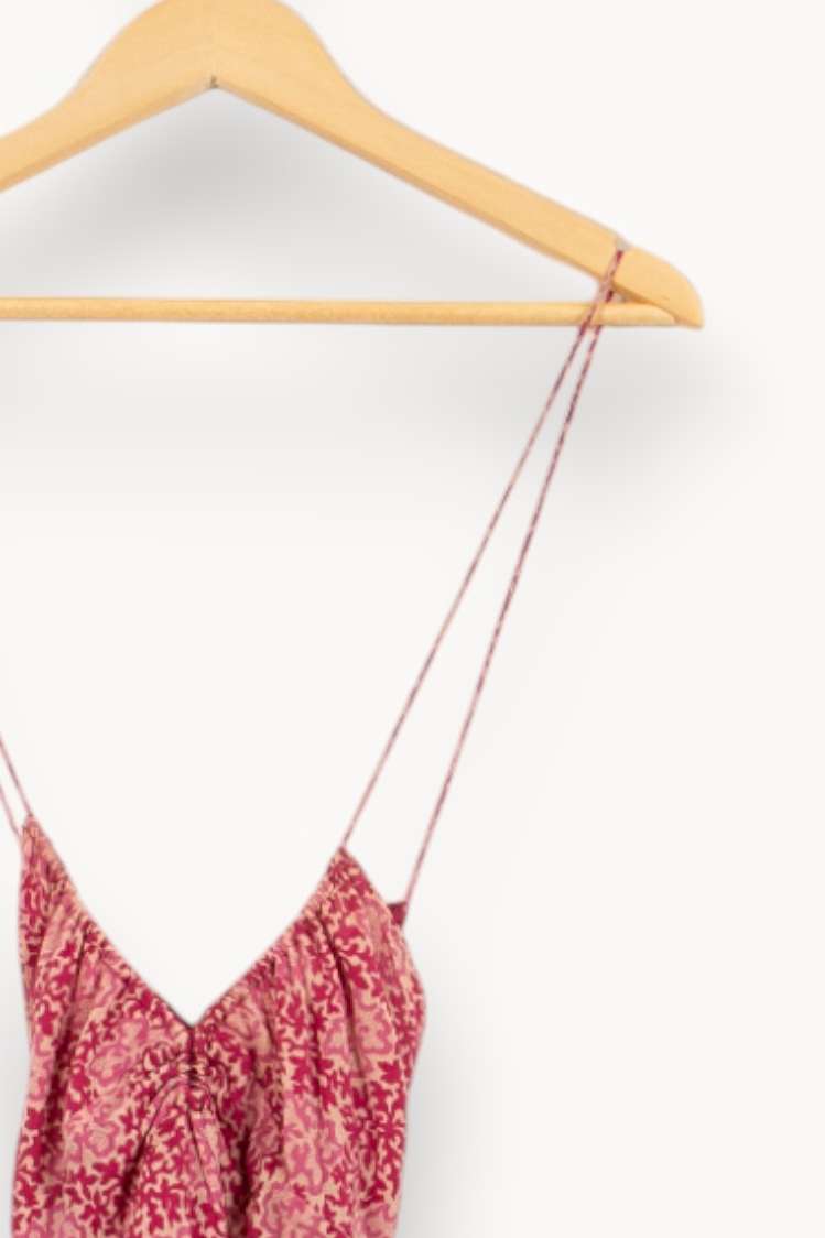 Robe Courte Rouge et Blanche - Taille M/38 de la marque Vanessa Bruno | PARAD58880 - Vendu par Paradigme - Image 3