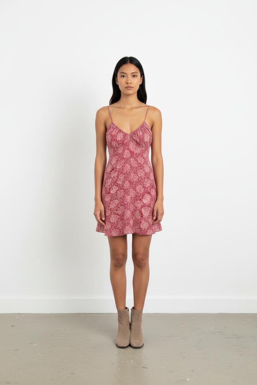 Robe Courte Rouge et Blanche - Taille M/38