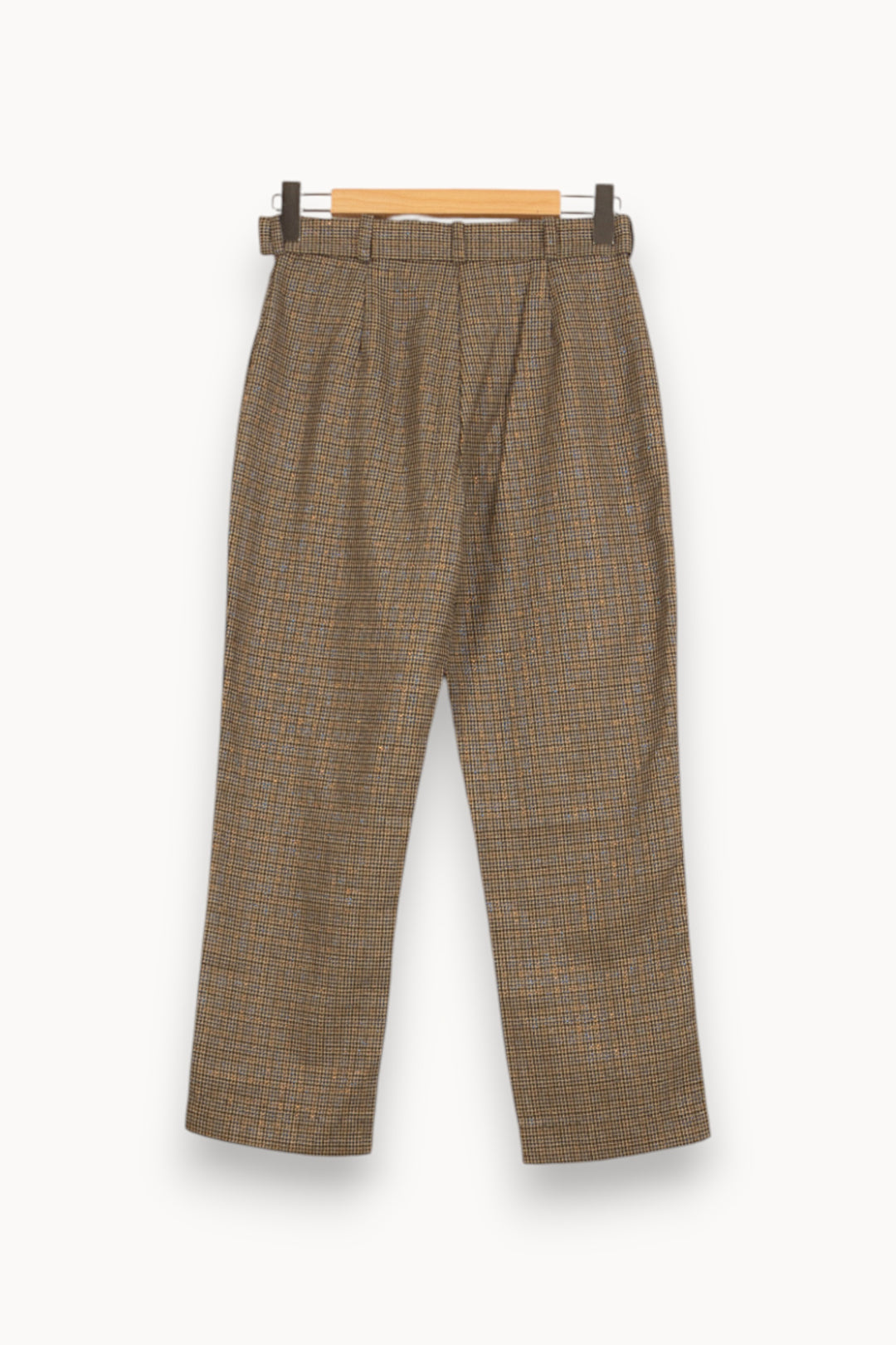 Pantalon Carreaux Beige et Marron - Taille M/38 de la marque Karl Marc John | PARAD58887 - Vendu par Paradigme - Image 4