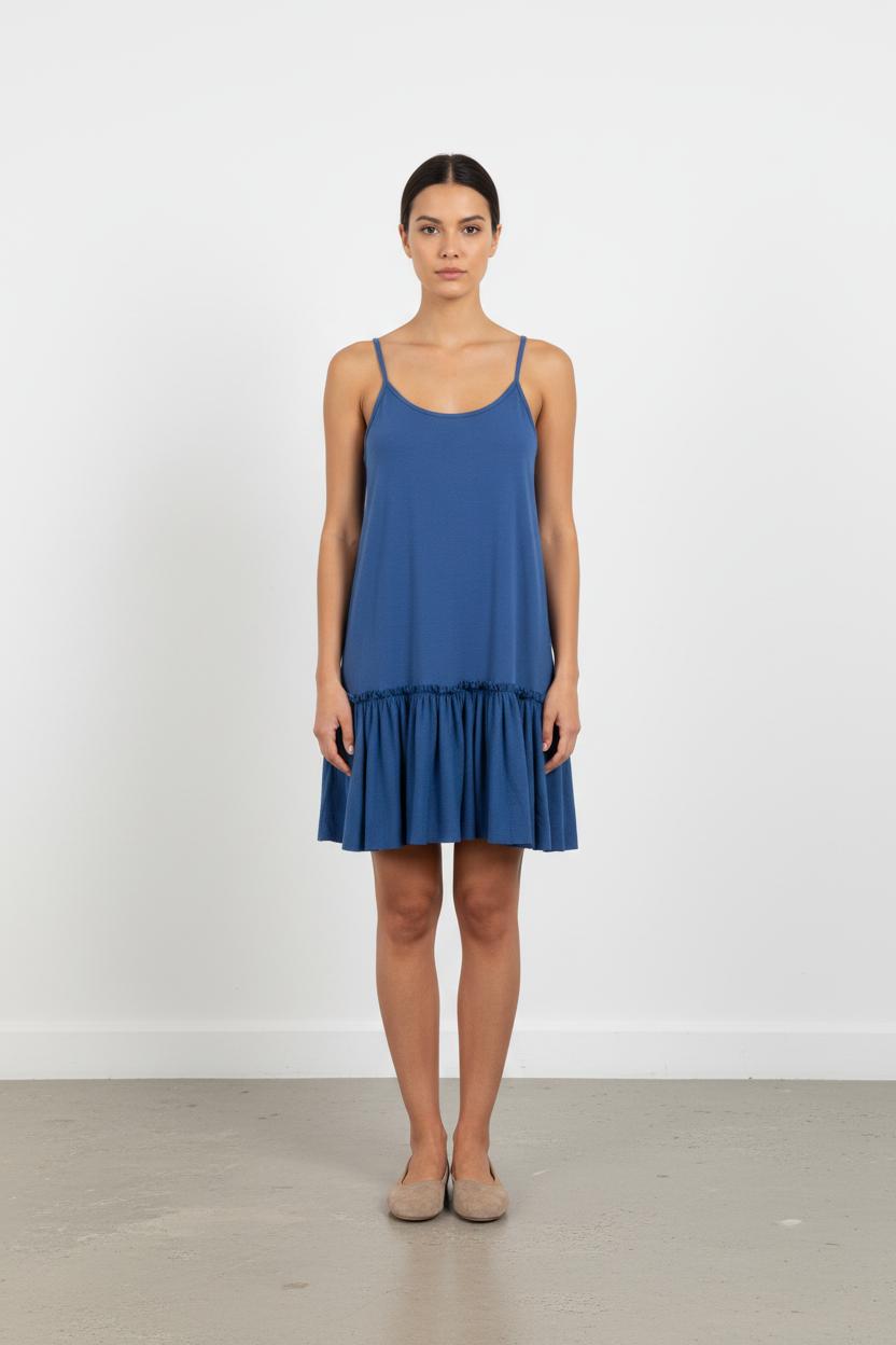 Robe Trapèze Bleue - Taille S/36
