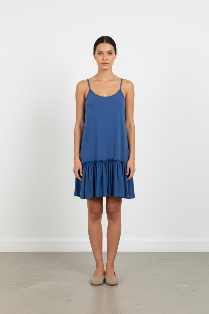 Robe Trapèze Bleue - Taille S/36