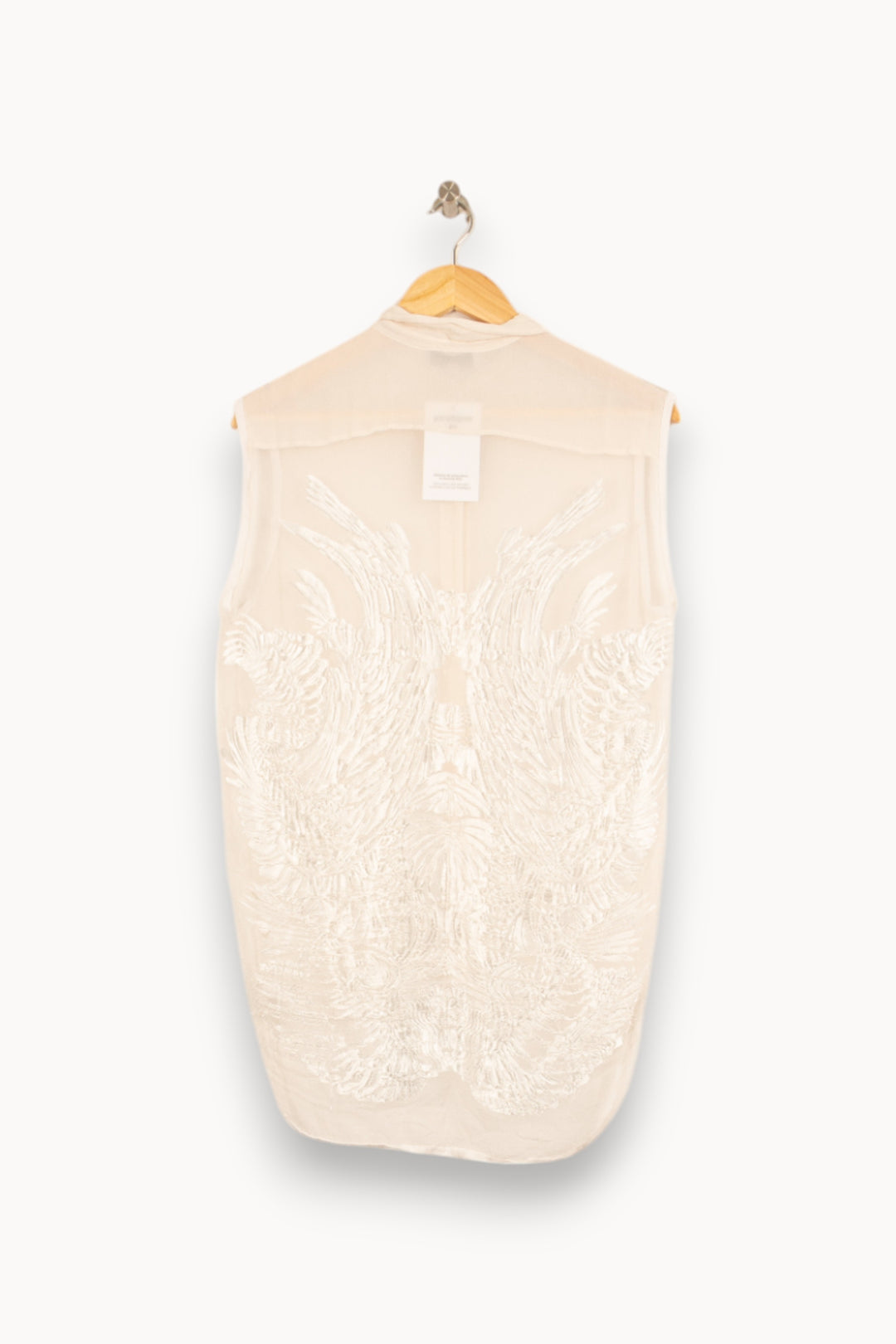 Blouse Sans Manches Blanche - Taille M/38 de la marque IRO | PARAD58896 - Vendu par Paradigme - Image 4