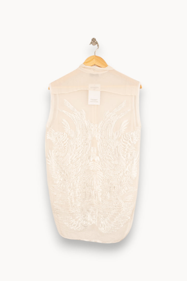 Blouse Sans Manches Blanche - Taille M/38 de la marque IRO | PARAD58896 - Vendu par Paradigme - Image 4