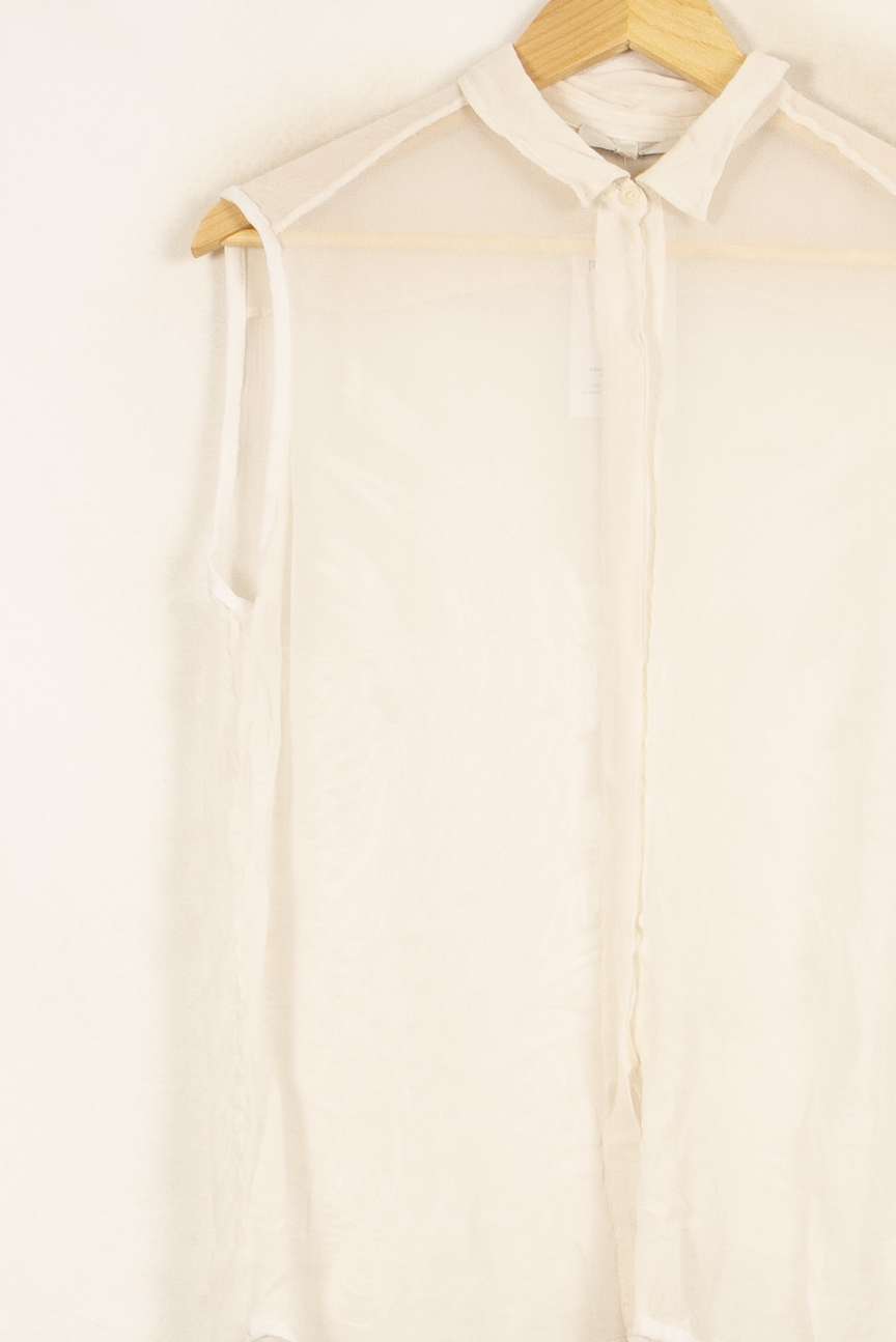 Blouse Sans Manches Blanche - Taille M/38 de la marque IRO | PARAD58896 - Vendu par Paradigme - Image 3