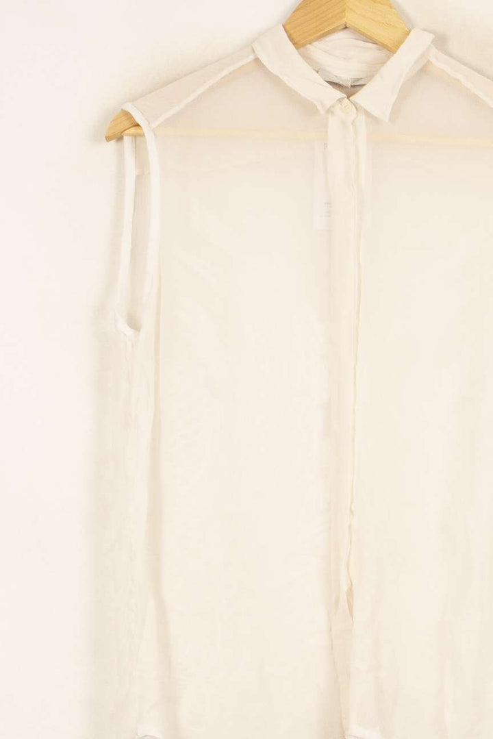 Blouse Sans Manches Blanche - Taille M/38 de la marque IRO | PARAD58896 - Vendu par Paradigme - Image 3