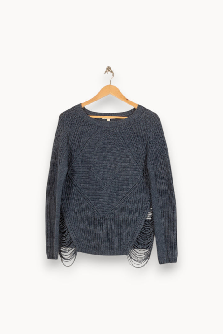Pull Bleu - Taille L/40 de la marque Maje | PARAD58901 - Vendu par Paradigme - Image 2