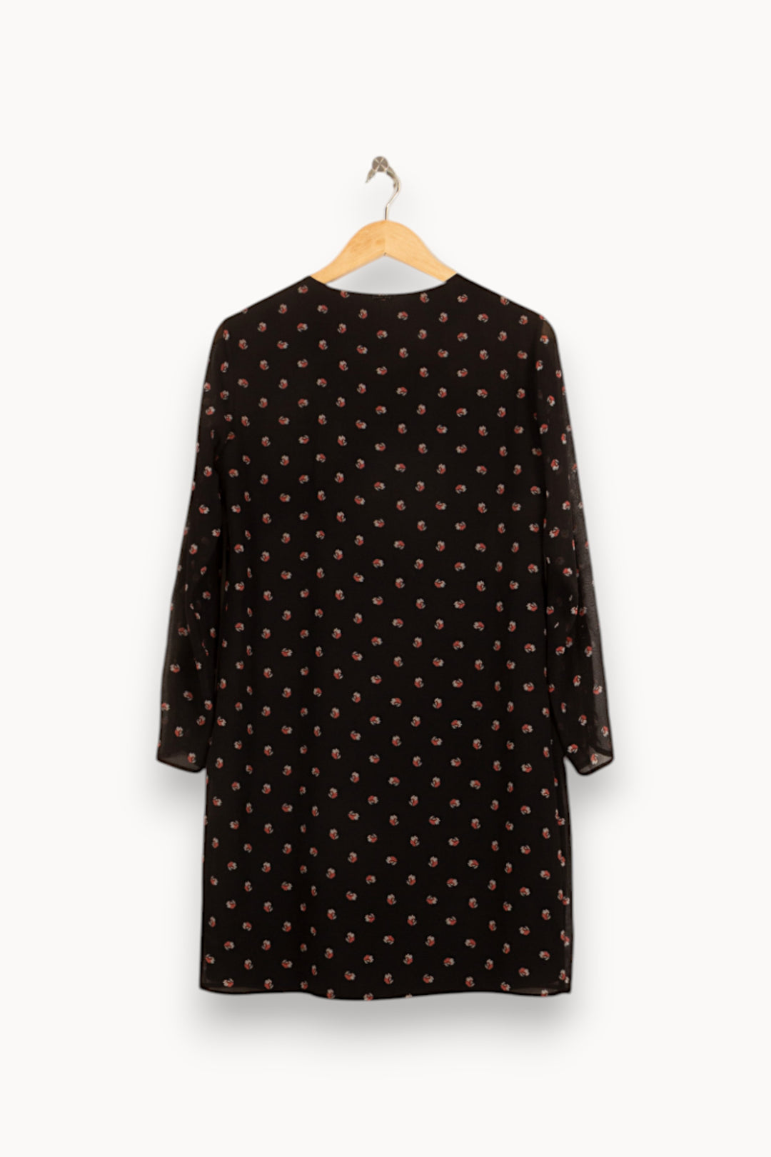 Robe Fleurie Noire - Taille M/38 de la marque One Step | PARAD58902 - Vendu par Paradigme - Image 4