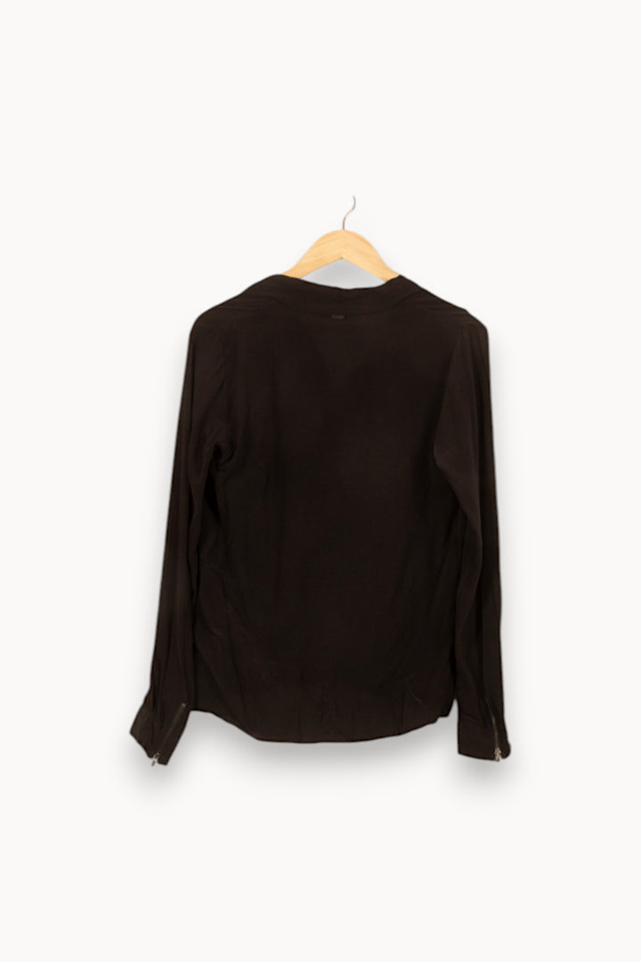 Blouse Noire - Taille M/38 de la marque IKKS | PARAD58907 - Vendu par Paradigme - Image 4