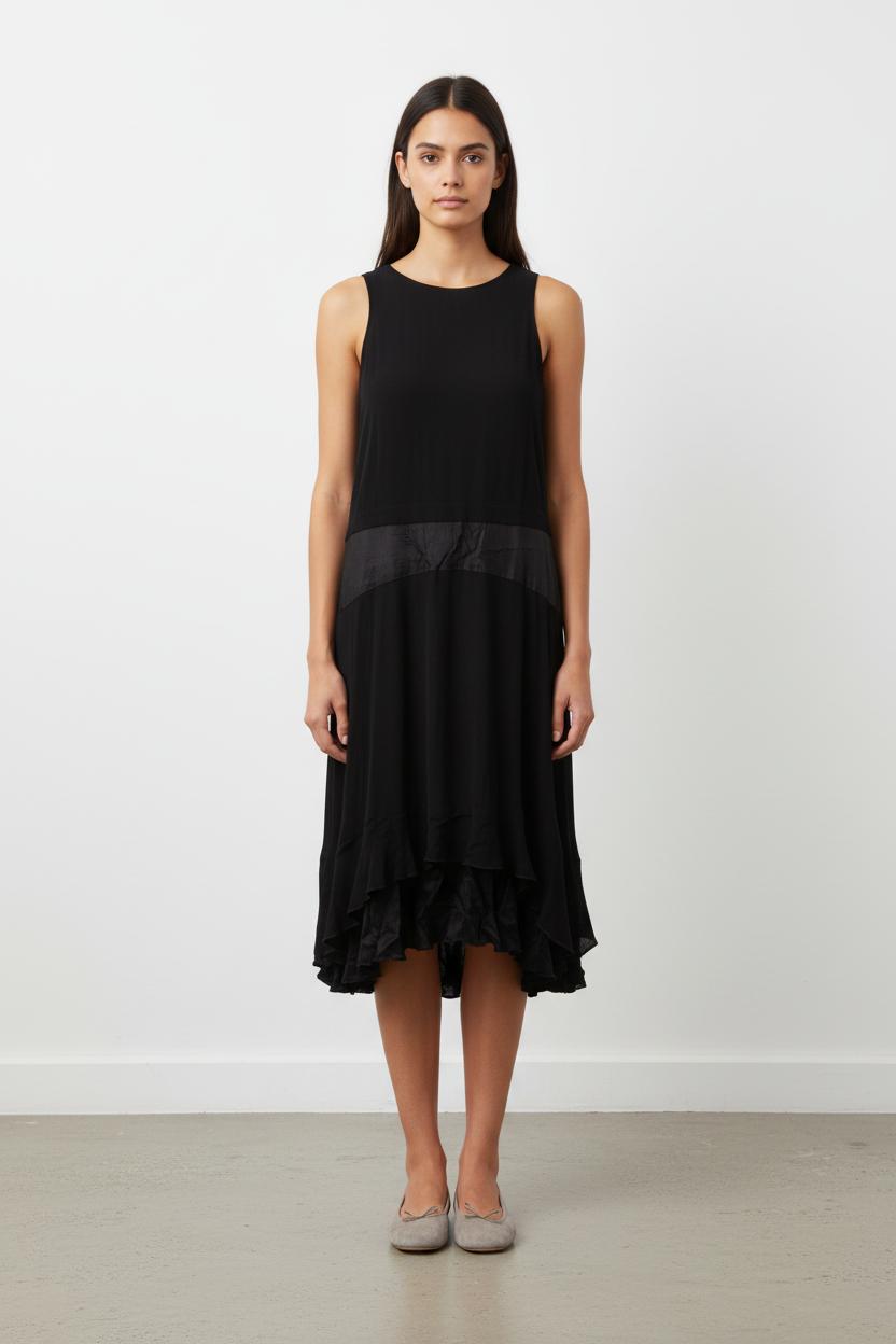 Robe Sans Manches Noire - Taille S/36