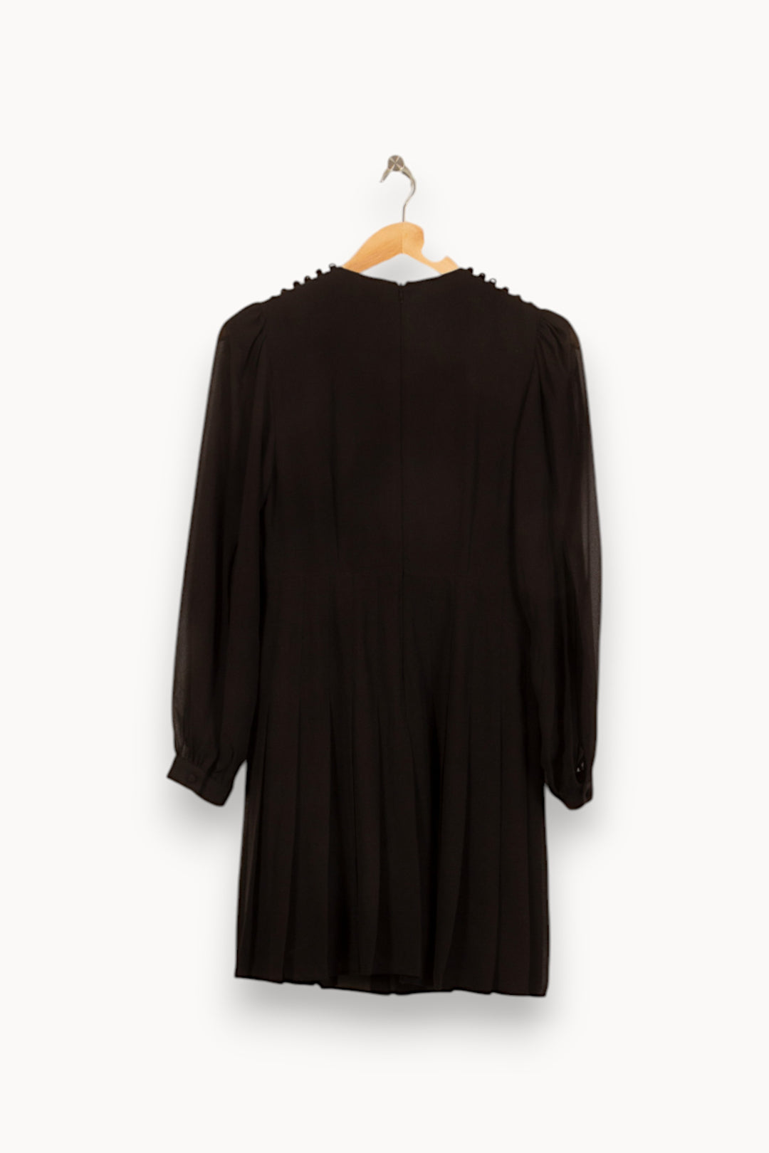 Robe Courte Noire - Taille XS/34 de la marque The Kooples | PARAD58913 - Vendu par Paradigme - Image 4