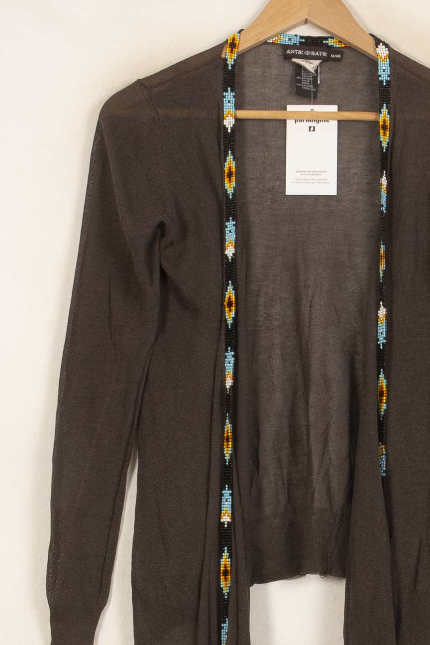 Cardigan Gris - Taille M/38 de la marque Antik Batik | PARAD58915 - Vendu par Paradigme - Image 3