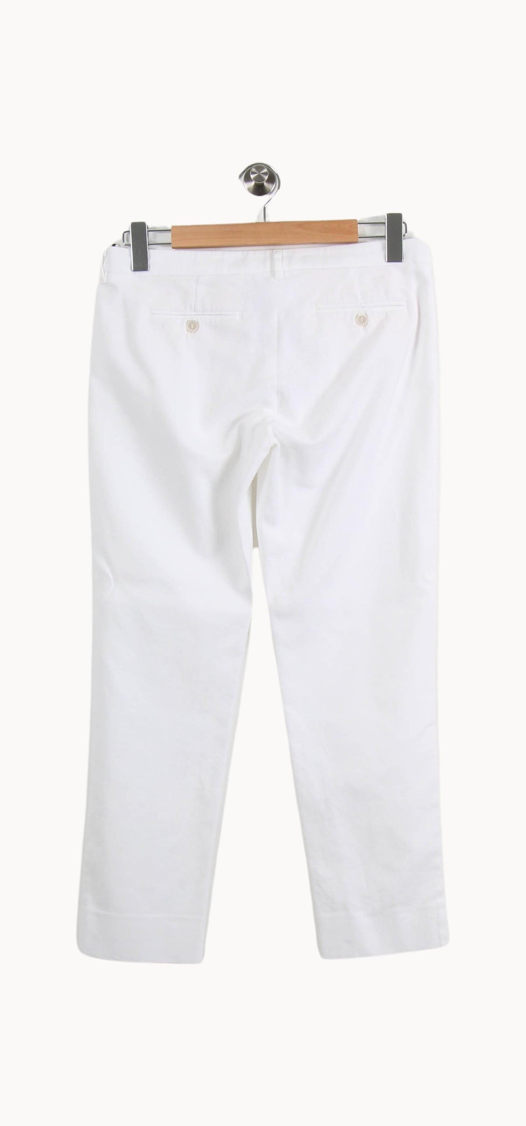 Pantalon Blanc - Taille M/38 de la marque Max Mara | PARAD58917 - Vendu par Paradigme - Image 4