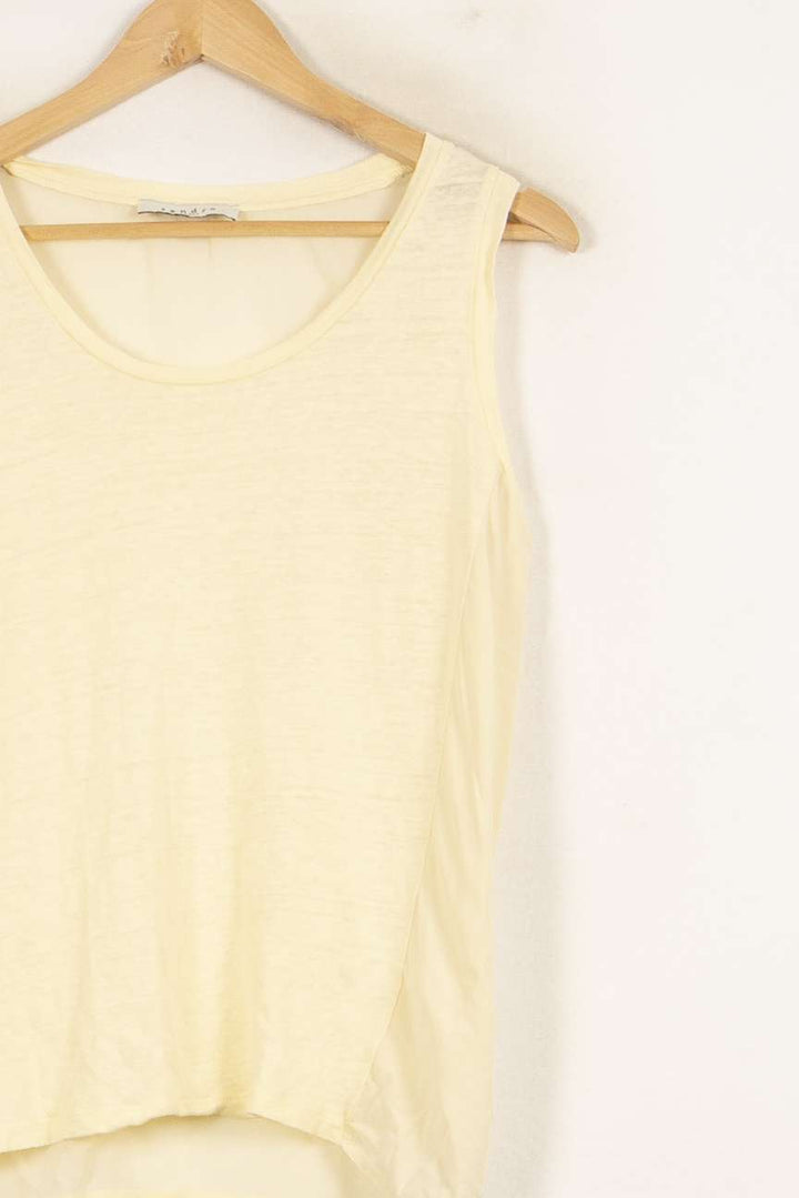 Débardeur Jaune - Taille S/36 de la marque Sandro | PARAD58918 - Vendu par Paradigme - Image 3