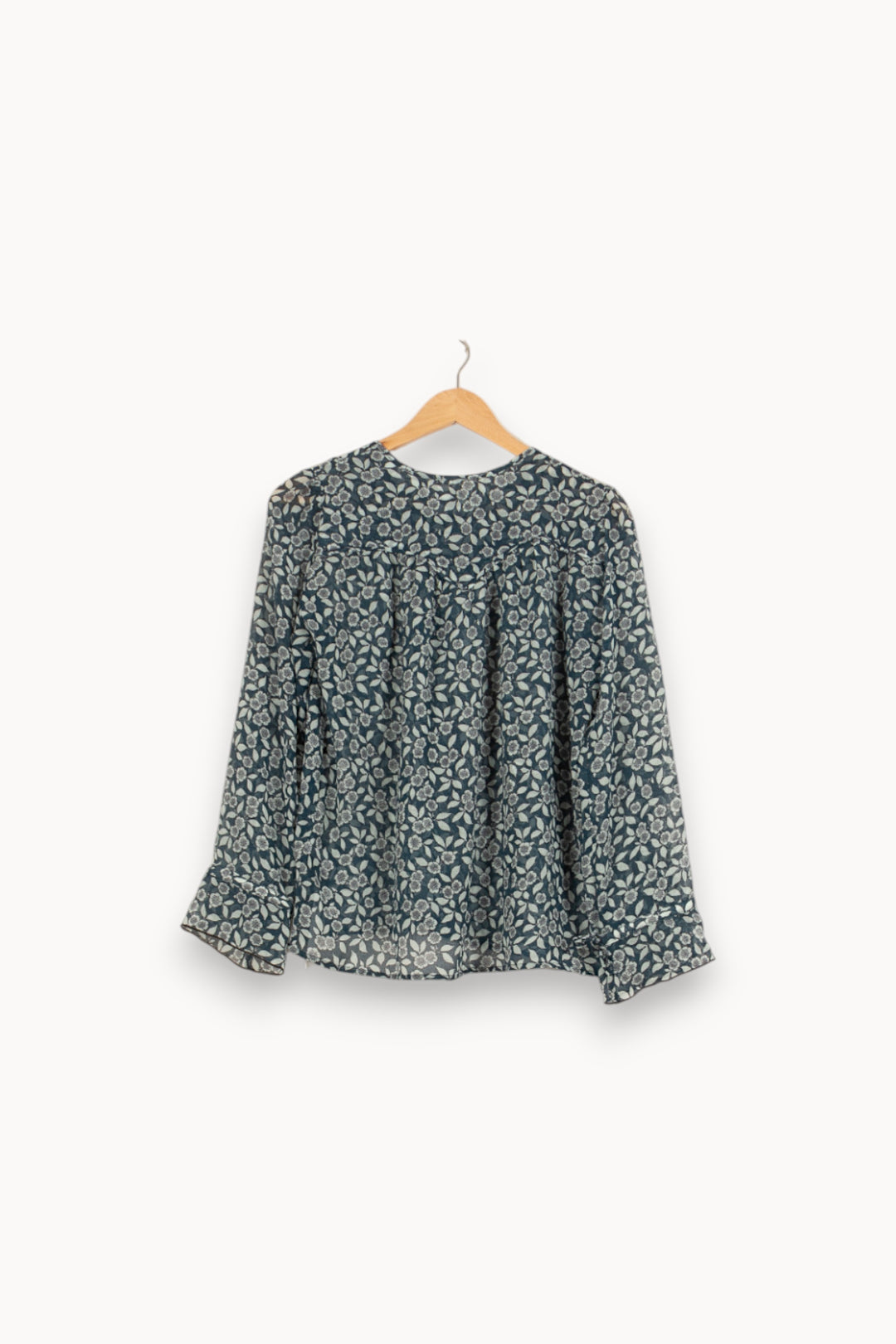 Blouse Bleue et Blanche - Taille S/36 de la marque ba&sh | PARAD58919 - Vendu par Paradigme - Image 4