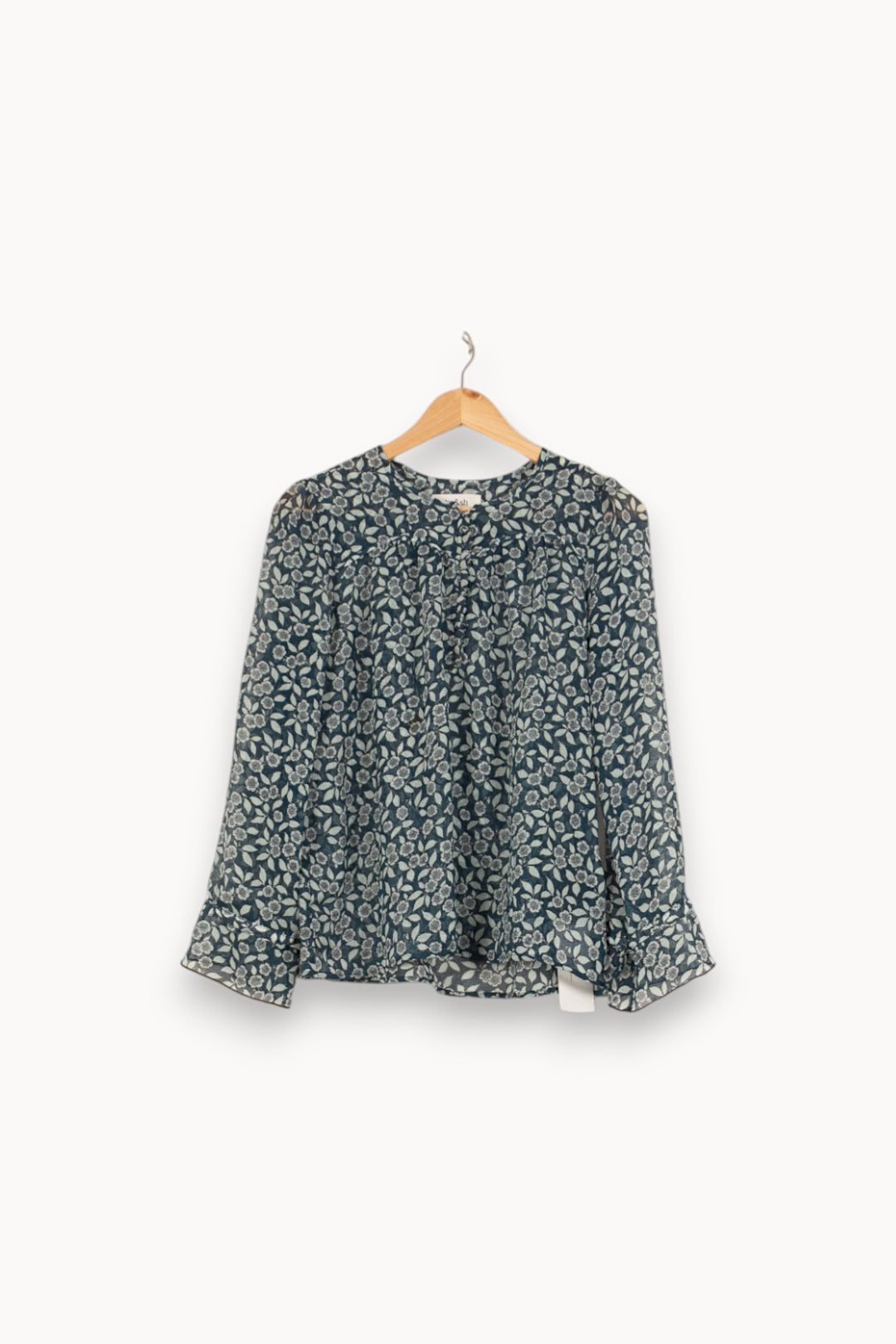 Blouse Bleue et Blanche - Taille S/36 de la marque ba&sh | PARAD58919 - Vendu par Paradigme - Image 2