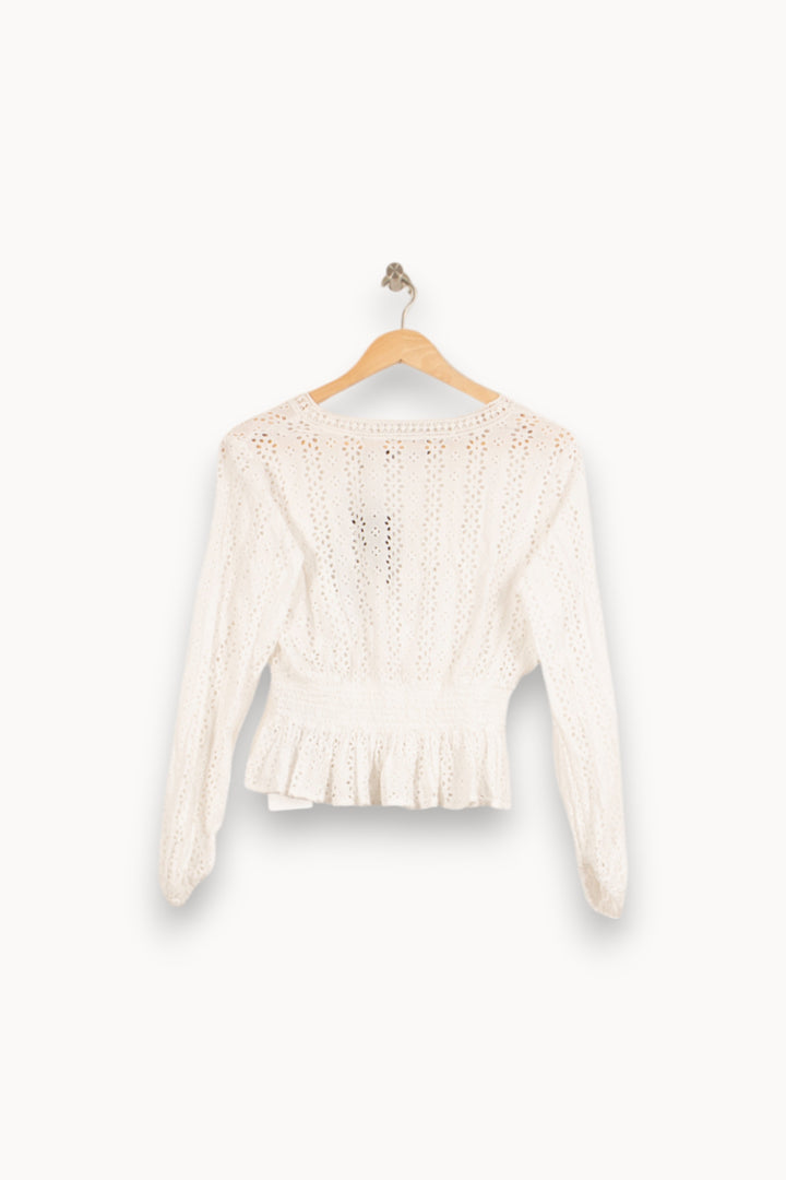 Blouse Blanche - Taille S/36 de la marque The Kooples | PARAD58920 - Vendu par Paradigme - Image 4