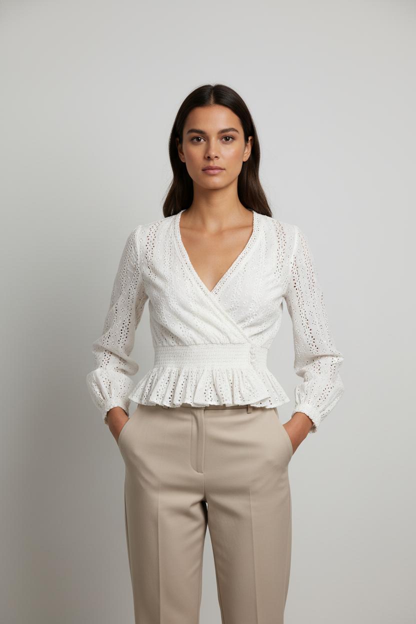 Blouse Blanche - Taille S/36