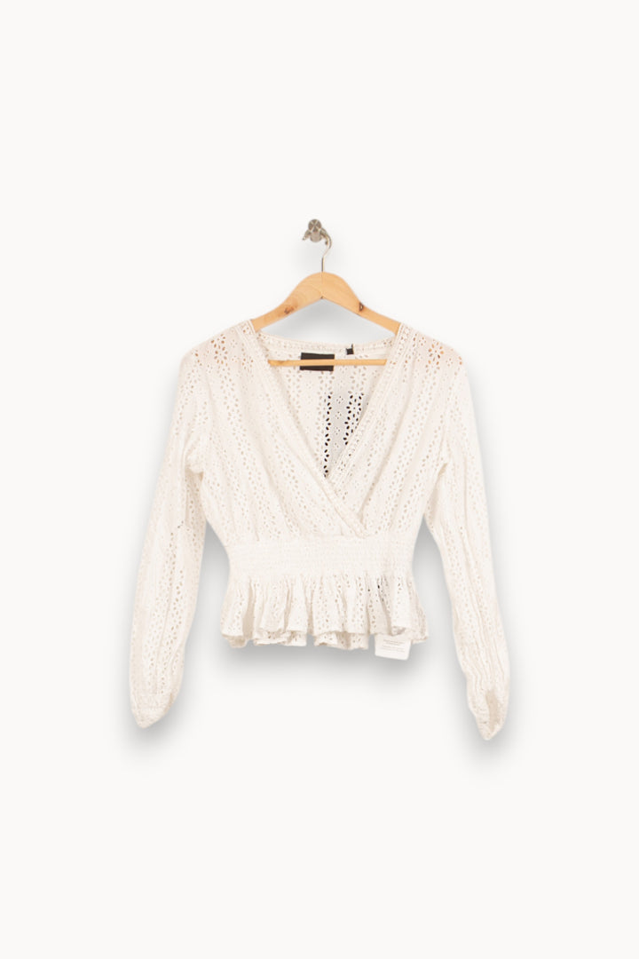 Blouse Blanche - Taille S/36 de la marque The Kooples | PARAD58920 - Vendu par Paradigme - Image 2