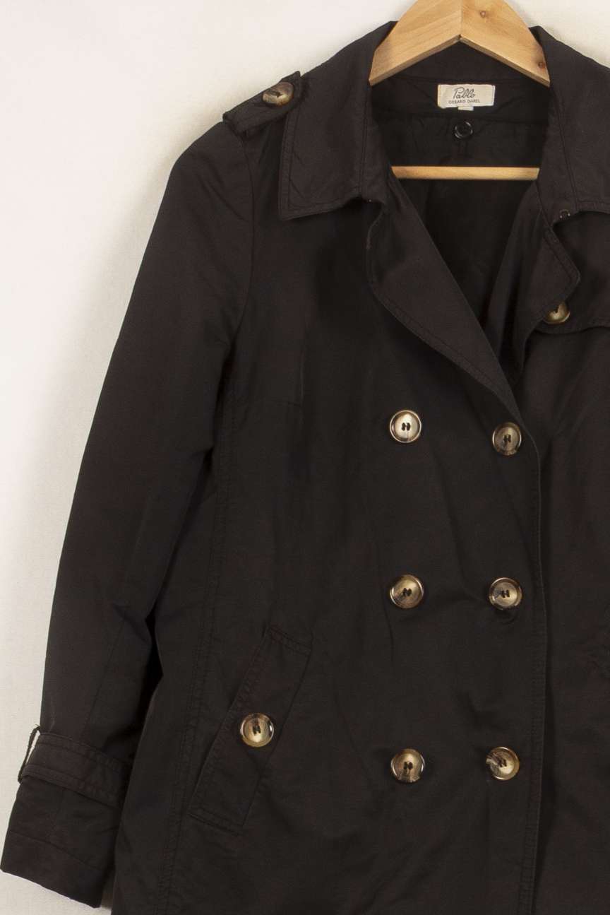 Trench Noir - Taille L/40 de la marque Gerard Darel | PARAD58922 - Vendu par Paradigme - Image 3
