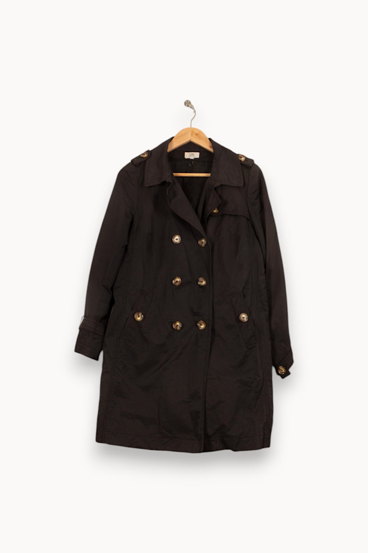 Trench Noir - Taille L/40 de la marque Gerard Darel | PARAD58922 - Vendu par Paradigme - Image 2