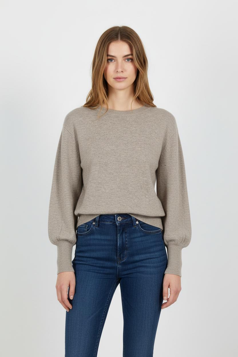 Pull Beige - Taille XS/34 de la marque Caroll | PARAD58929 - Vendu par Paradigme - Image 1