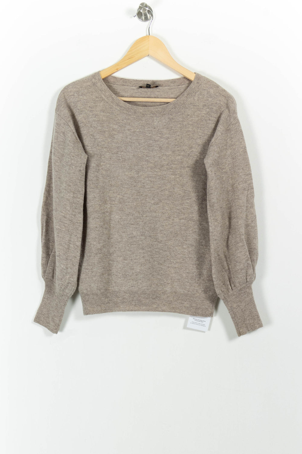 Pull Beige - Taille XS/34 de la marque Caroll | PARAD58929 - Vendu par Paradigme - Image 2